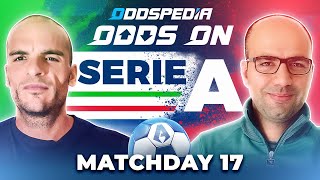 Odds On Serie A Predictions 202324 Matchday 17  Best Football Betting Tips amp Picks [upl. by Osbourn]