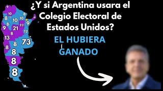 ¿Qué pasaría si Argentina usara un colegio electoral como en Estados Unidos [upl. by Giardap]