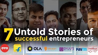 Untold Inspirational Stories of successful entrepreneurs  India [upl. by Nytsirhc]