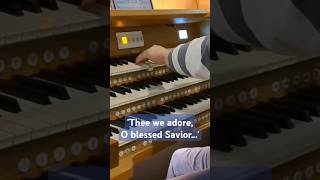 Chorale Prelude on Adoro te devote  Healey Willan organist churchorganist pipeorgan [upl. by Annerb]