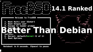 FreeBSD 141Release Benchmark Ranked vs Linux  Unfortunate Alternative [upl. by Ardnekan]