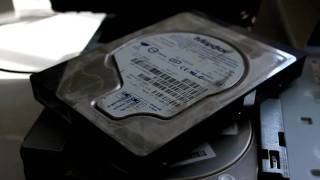 Hear a Failed 40 GB Maxtor Hard Drive [upl. by Hanimay615]