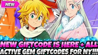 BRAND NEW ANNI GIFT CODE IS HERE amp ALL ACTIVE FREE GEM GIFT CODES 7DS Grand Cross [upl. by Busch]