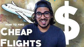 HOW TO FIND CHEAP FLIGHTS  Budget Travel Tips [upl. by Dayle434]