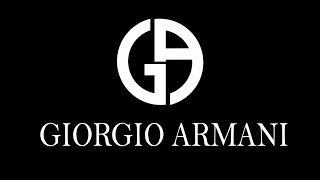 How To Make Giorgio Armani With Adobe Illustrator Create Logo [upl. by Marybelle71]