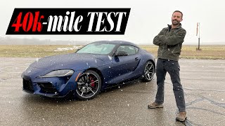 What We Learned After Testing a Toyota Supra Over 40000 Miles  Car and Driver [upl. by Schwinn]