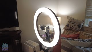 UBeesize 10 inch Ring Light Selfie Ring Light with 50quot Extendable Tripod Stand [upl. by Vesta]