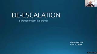 DeEscalation Training  Module 2 Crisis Intervention [upl. by Ayouqat]