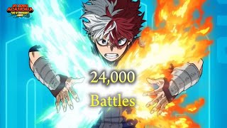 Shoto Todoroki  24000 Career Battles • My Hero Academia  TSH [upl. by Eimmas739]