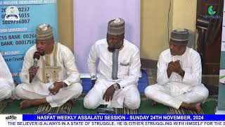 NASFAT WEEKLY ASSALATU SESSION  SUNDAY 24TH NOVEMBER 2024 [upl. by Kalvin]