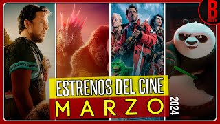 ESTRENOS del CINE MARZO 2024  Películas que se Estrenan en Marzo 2024 [upl. by Hsekar]