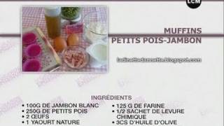 Recette des muffins salés [upl. by Chemaram]