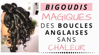 BIGOUDIS MAGIQUES DE CHEZ AMAZON  BOUCLES ANGLAISES SANS CHALEUR [upl. by Nada]