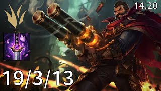 Graves Jungle vs Poppy  EUW diamond  Patch 1420 [upl. by Oicul157]