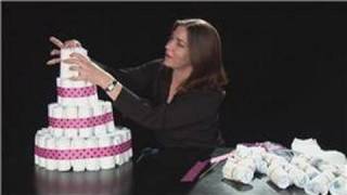 YT  Baby Showers  Diaper Cake for a Baby Girl [upl. by Ulberto541]