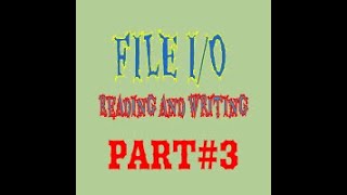 Java File IO  Reading from and Writing to Files  part 03 [upl. by Olivia739]