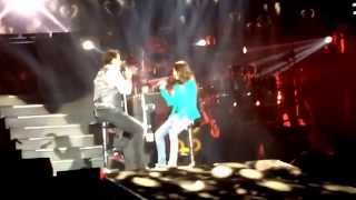 Marco Borsato en dochter Jada live  sportpaleis Antwerpen 24 mei 14 [upl. by Garaway]