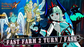 Fast Farm Final Boss Sariel and Tarmiel Hell  Challenge Mode  Seven Deadly Sins Grand Cross 7ds [upl. by Liatris]