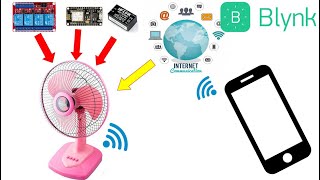 Blynk IOT EP25 smart fan ควบคุมการทำงานของพัดลมด้วยมือถือ ตั้งเวลาเปิดปิดตามต้องการ esp8266 Blynk [upl. by Rez]