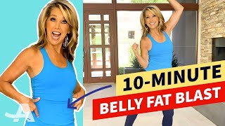 10Minute Belly Fat Blast Workout With Denise Austin [upl. by Beverly173]