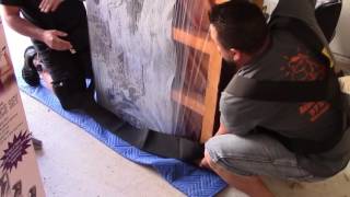 How to move any upright piano upstairs with 2 movers [upl. by Island]