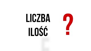 Ilość czy liczba Bralczyk Wyjaśnia [upl. by Solnit]