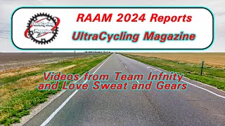 UltraCycling Magazine RAAM 2024 Reports Videos from Teams Infinity and Love Sweat amp Gears [upl. by Yssej]