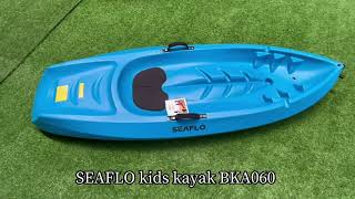 SEAFLO sit on top kids kayak SF1005 amp BKA060 1 person kayak for child [upl. by Naed]