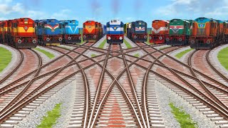 5×4🆘️RAILWAYLINE CROSSING TRAIN GAME  NTG GAMING SIMULATOR  Abhay Train Railroad 20 September 2024 [upl. by Ellednek]