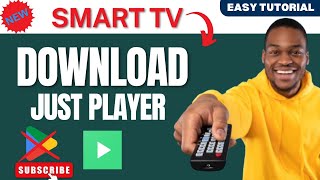 How to Download Just Video Player on Smart TV Without Play Store 2024 [upl. by Ekihc]