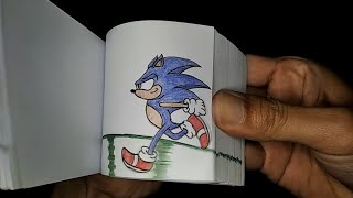 Sonic The Hedgehog Flipbook  How to Make a Sonic The Hedgehog Flipbook  FLIPAPER [upl. by Derr]