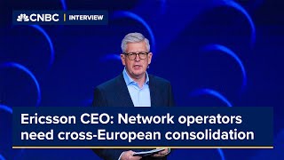 Ericsson CEO Network operators need crossEuropean consolidation [upl. by Averill]