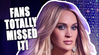 Carrie Underwood Hid Her Secret Right Under Our Noses [upl. by Siramed483]