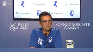 Conferenza Stampa  AC Pavia vs Scanzorosciate  COPPA ITALIA [upl. by Tildi]