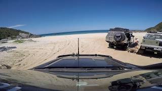 Mc Brides Beach Track Forster NSW 4X4 [upl. by Hatcher]