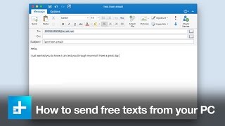 How to send free text messages from your PC [upl. by Aerbma]