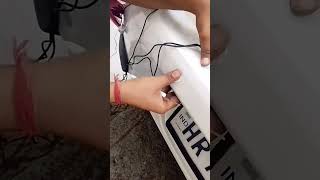 car back sensor Back sensor install [upl. by Ecirtac595]