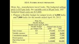 Managerial Accounting Flexible Budgets and Standard Costs [upl. by Dianne]