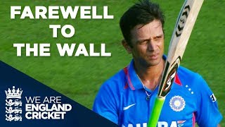 Farewell To The Wall Rahul Dravids Final ODI Appearance  England v India 2011  Highlights [upl. by Airbmak]