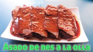 ➤ Cómo preparar asado de res a la olla  Preparación paso a paso  Comida Peruana [upl. by Strephon]