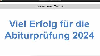 Viel Erfolg für die Abiturprüfung 2024 FOS  BOS Bayern [upl. by Gerfen]