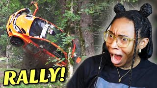 AMERICAN REACTS TO BEST RALLY RACING MOMENTS JUMPS CRASHES SOUNDS amp MORE [upl. by Eldreda]