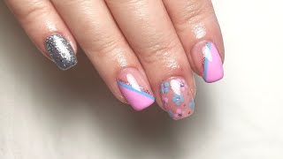 WATCH ME WORK Client BIAB Infill and Gel Polish Design  Gel Nails [upl. by Harihs854]