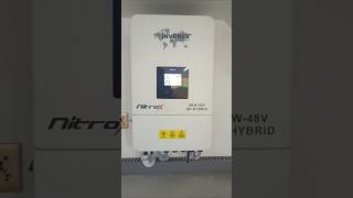 8Kw Inverx Solar Inverter with One lithium ion battery installation solarinverter solarproducts [upl. by Cecilio]