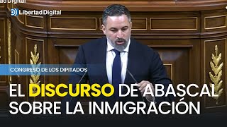 El discurso completo de Abascal sobre la inmigración en el Congreso [upl. by Darryn]