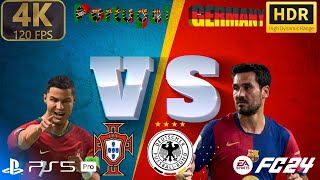 Portugal VS Germany  FC 24  Immersive PS5 PRO 4K HDR 120 FPS Gameplay [upl. by Sheline]