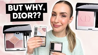 DIOR SPRING MAKEUP 2024whats going on here 🤨 Mimirose Palette amp Rose Popeline Blush REVIEW [upl. by Silverstein239]