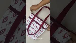 DIY Simple Tote Bag  My Handmade Bag Collections  Handbag sewing sewingbags tutorial [upl. by Alokin489]