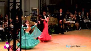 Pawel Surma  Anne Descusse Nuit de la Danse WDC AL ballroom semifinal  viennese waltz [upl. by Eile]