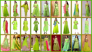 💚 Parrot Green Dress Design Ideas  Parrot Green Suit Designs  2023 Most trendy dress design [upl. by Adnar]